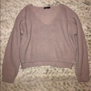 Lilac knit sweater